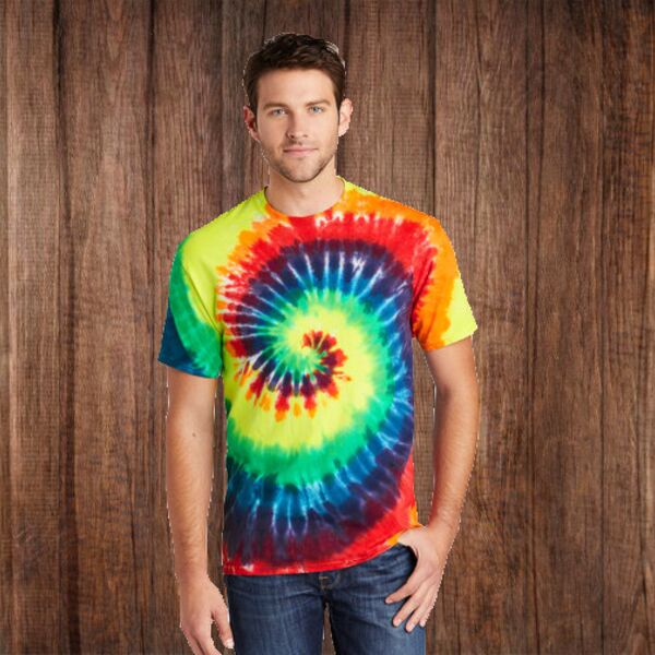 TD954 Adult Multi-Color Spiral T-Shirt Thumbnail